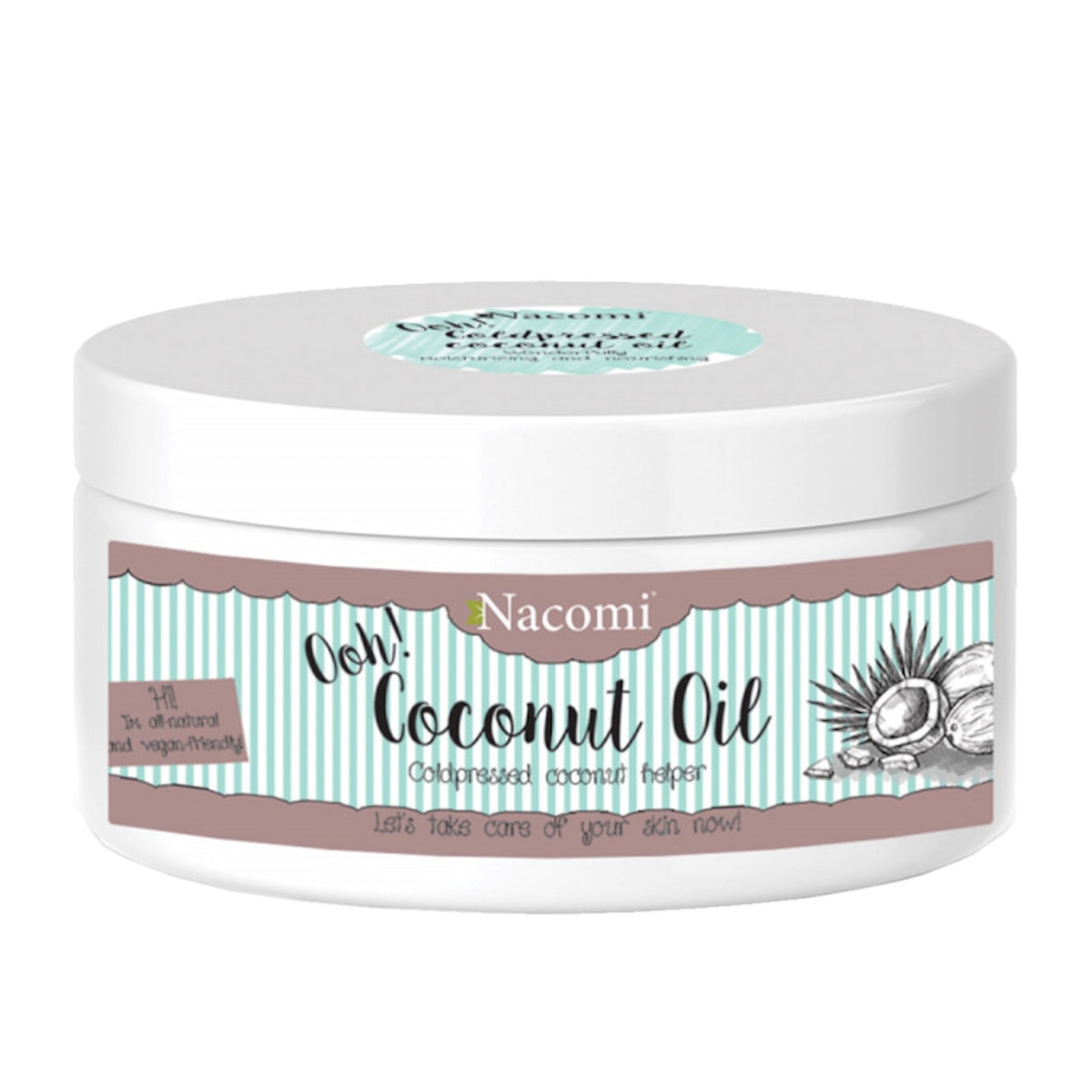 Olej kokosowy nierafinowany, zimnotłoczony Nacomi 100 g