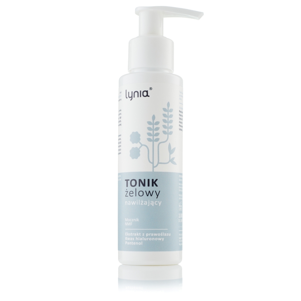 Lynia - Tonik żelowy nawilżający z mocznikiem, NMF oraz prawoślazem - 100ml