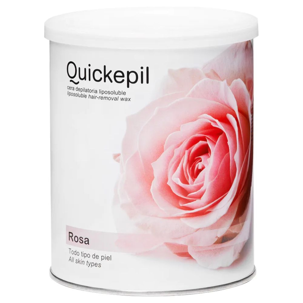 Wosk do depilacji w puszce Quickepil - 800 ml RÓŻANY