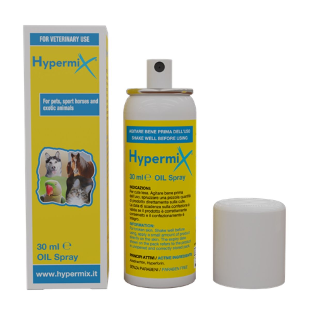 RI.MOS. Hypermix Olejek na rany dla zwierząt - 30 ml w sprayu