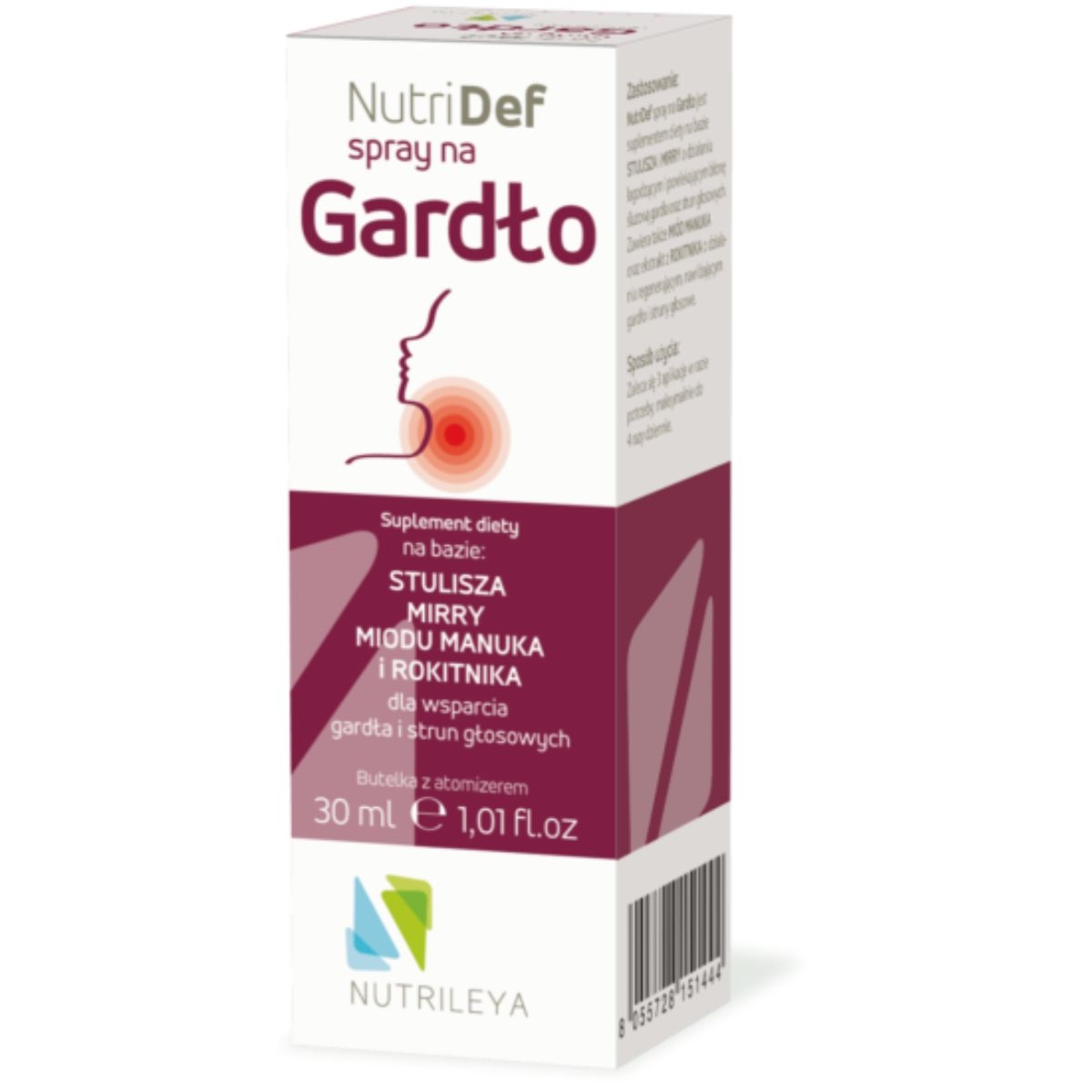 Nutrileya - NutriDef Gardło - spray