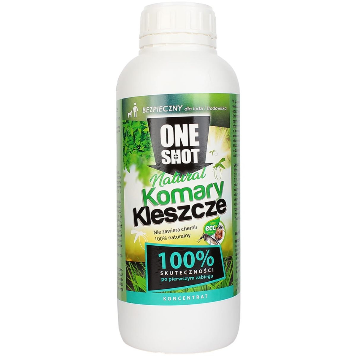 One Shot Natural na komary i kleszcze - koncentrat - 1L