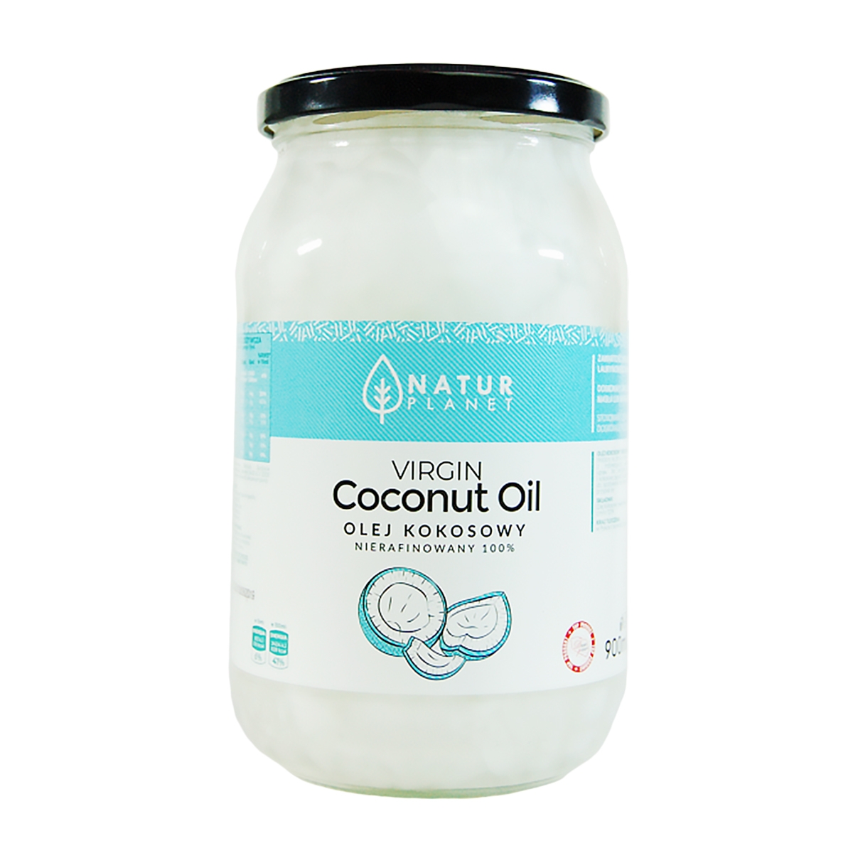Natur Planet Olej Kokosowy - Nierafinowany 900 ml