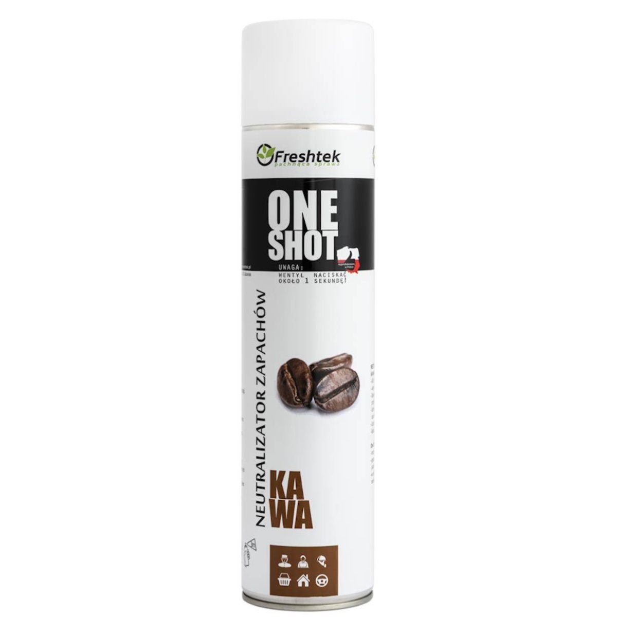 Freshtek One Shot Neutralizator zapachów - 600 ml - zapach kawowy