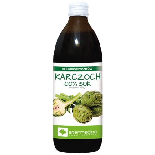 Alter Medica Sok 100% Karczoch 500 ml *długi termin przydatności*