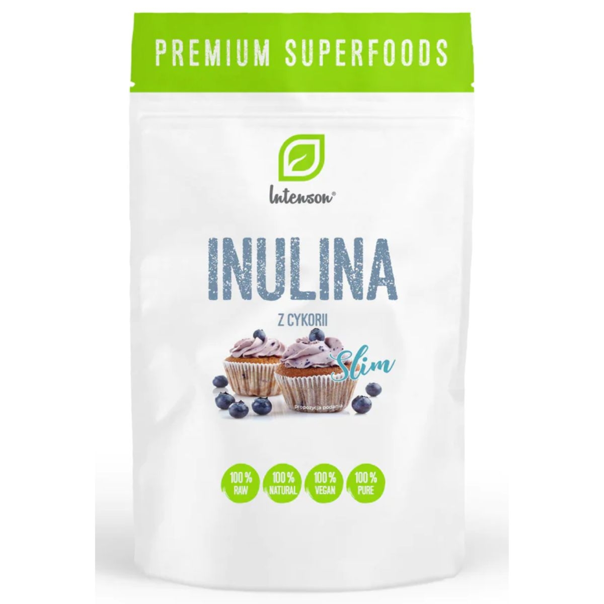 Intenson Inulina z Cykorii - Naturalne wsparcie zdrowia jelit - 150g