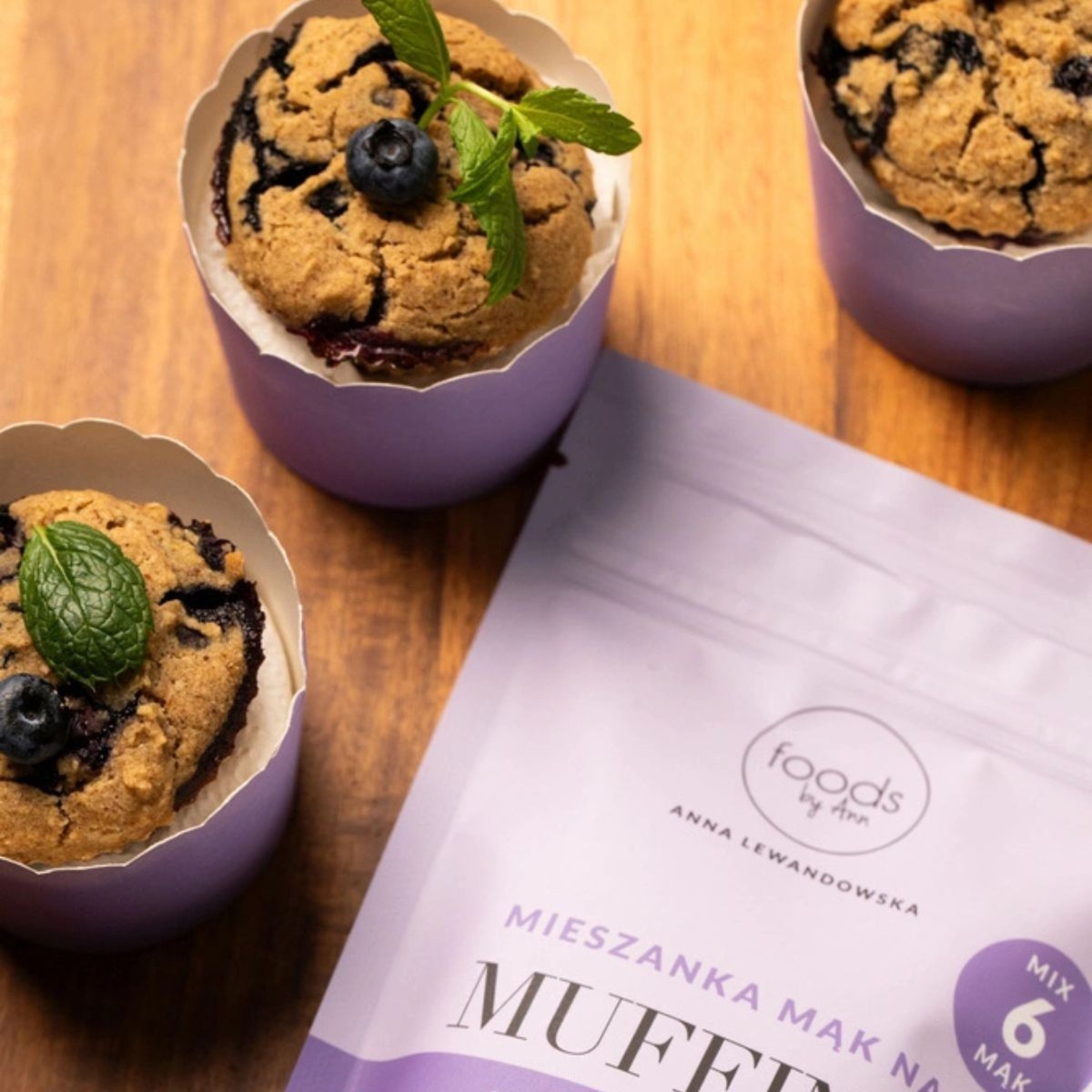 Foods by Ann Mieszanka mąk na muffiny bez pszenicy 250g