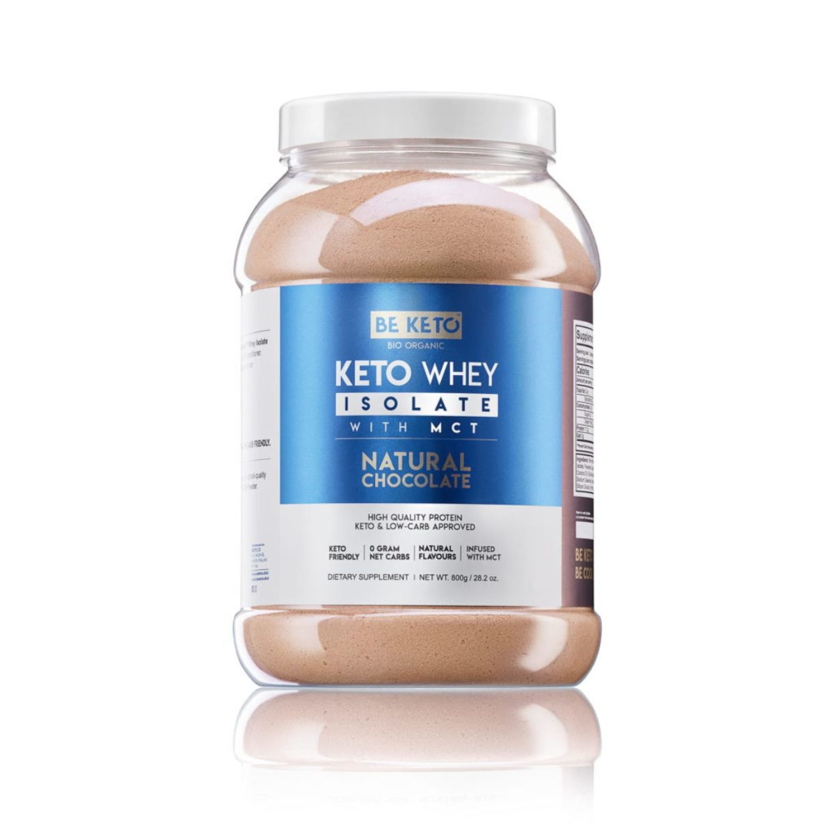 BeKeto Izolat Białka z MCT - Najczystsza forma białka 800g