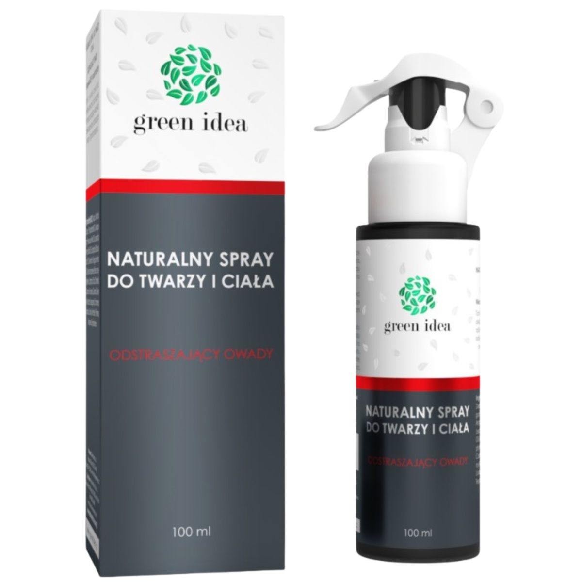 Green Idea Naturalny spray do ciała i twarzy odstraszający owady 100 ml