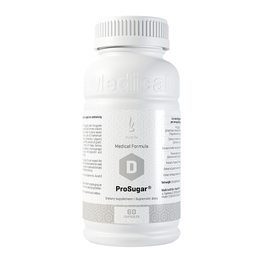DuoLife Medical Formula ProSugar - 60 kapsułek na wsparcie gospodarki cukrowej