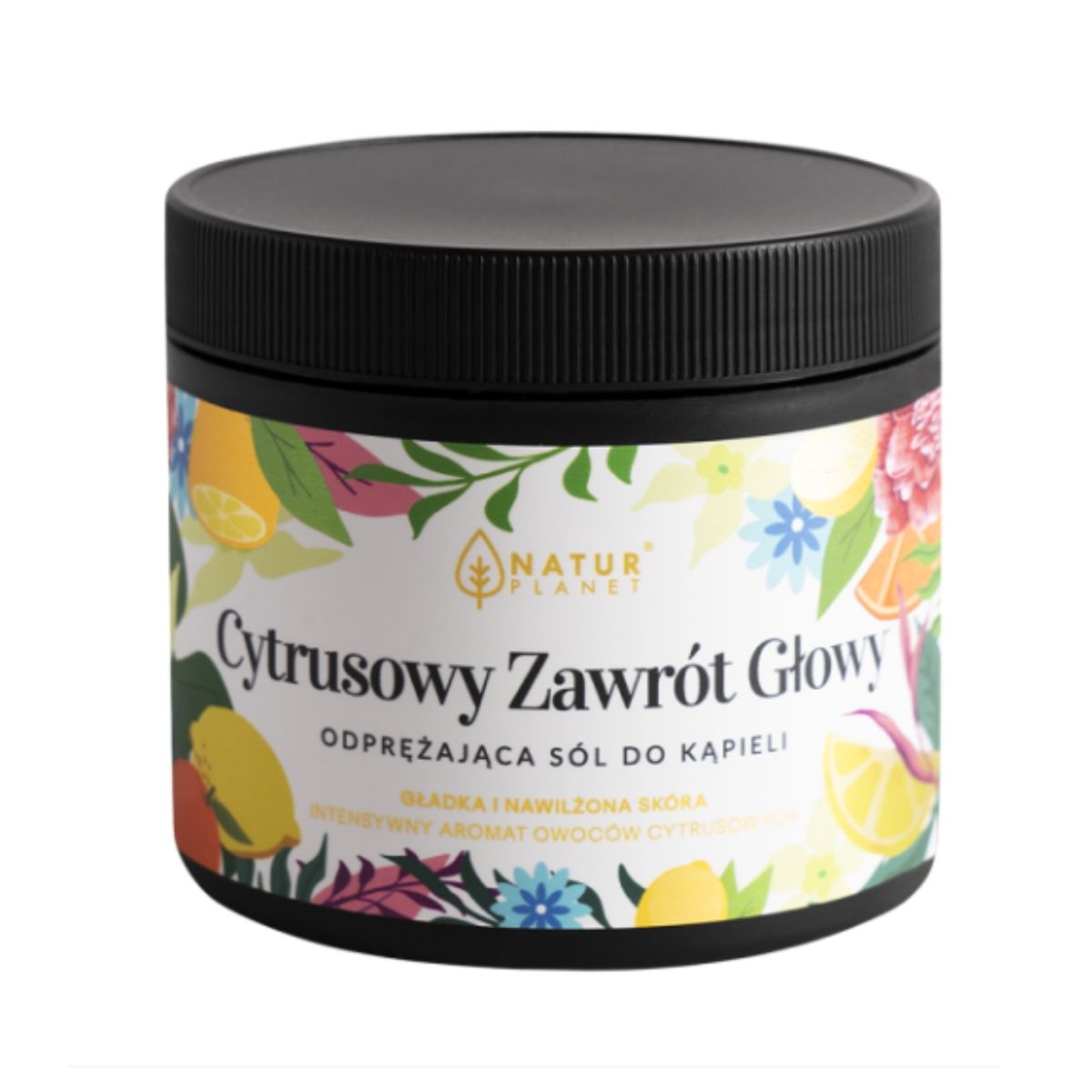 Sól do kąpieli 400 g Natur Planet Cytrusowy Zawrót Głowy - opak.