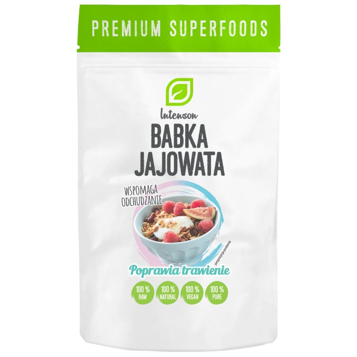 Intenson Babka Jajowata Łupiny - Wsparcie trawienia - 150 g