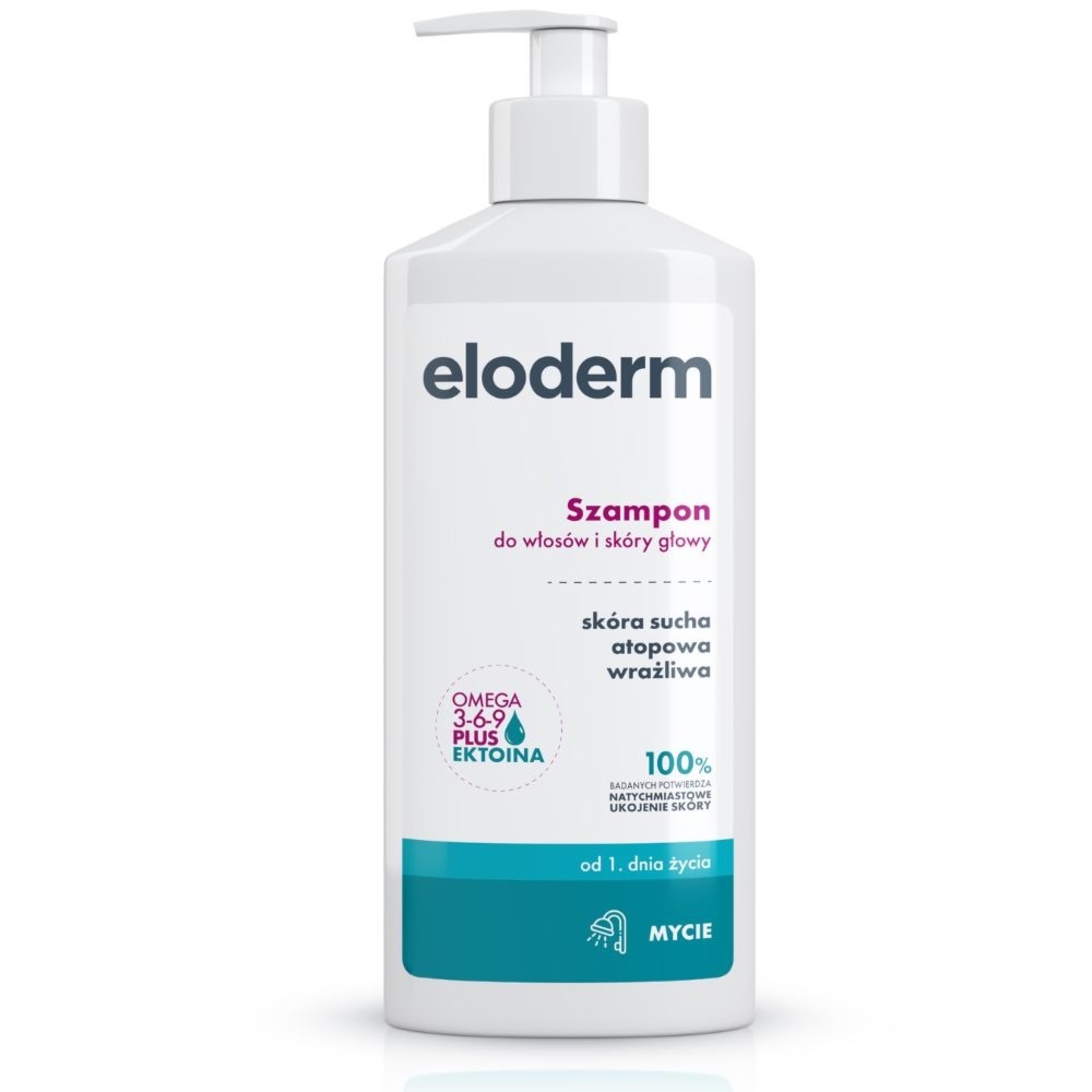 Szampon do włosów i skóry głowy Polpharma Eloderm - 300 ml