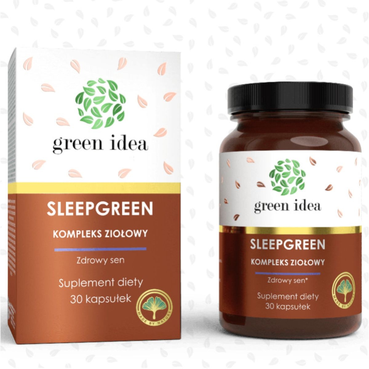 Green Idea Sleepgreen - Kompleks ziół wspierajacy sen - 30 kapsułek