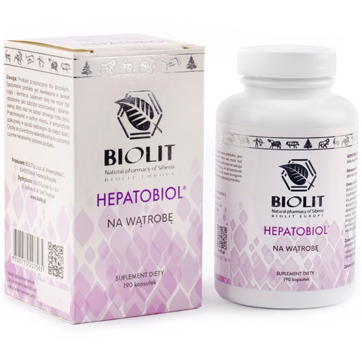 Biolit - Hepatobiol -na wątrobę - 190 kapsułek