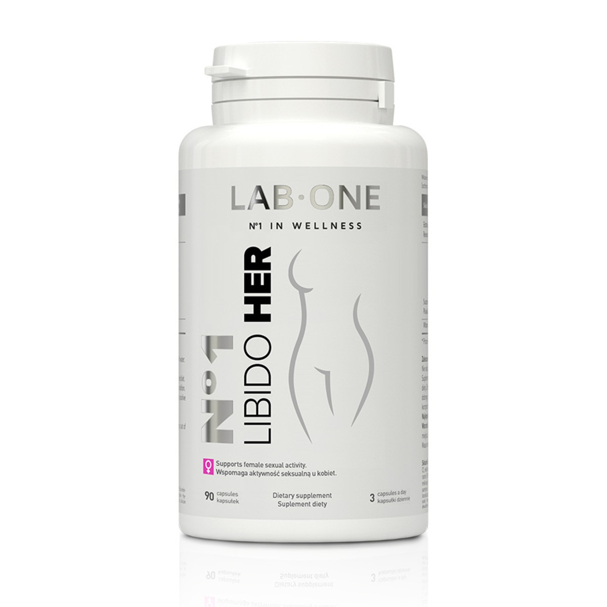 LAB ONE N°1 Libido Her - Zwiększa libido u kobiet - 90 kapsułek