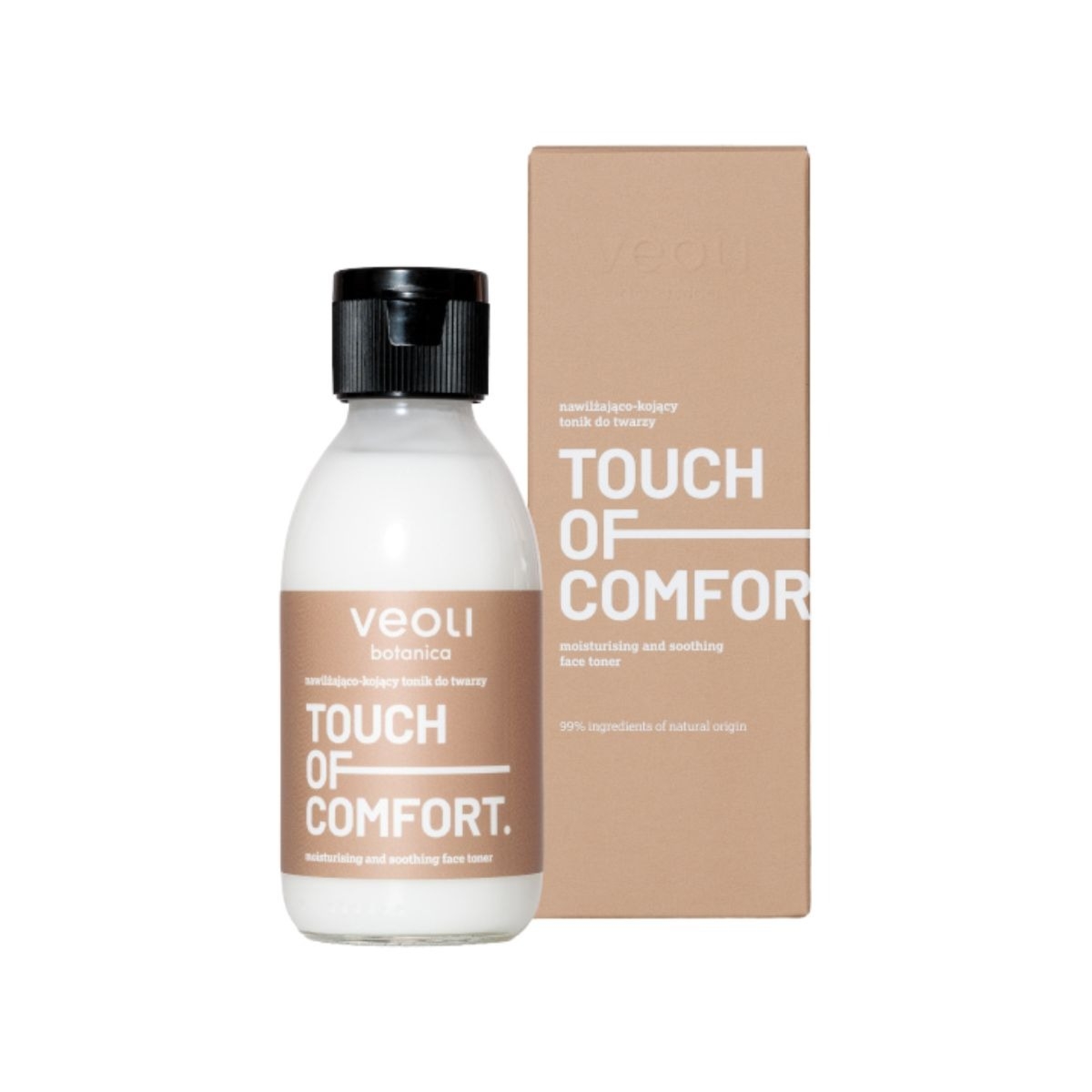 Tonik nawilżająco-kojący Veoli Botanica Touch of Comfort 150 ml - 1 szt.