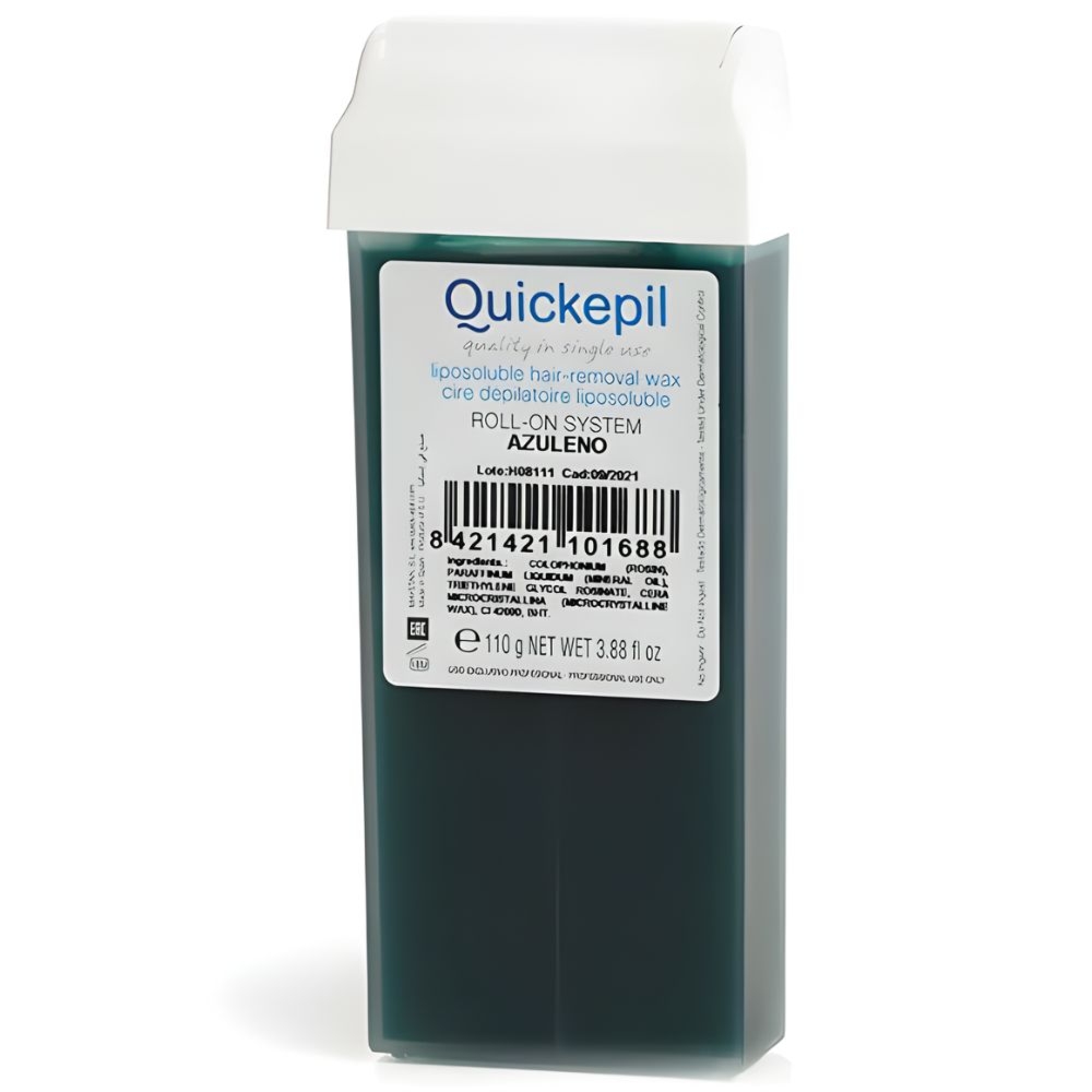 Wosk do depilacji w rolce Quickepil Azuleno – 110 g