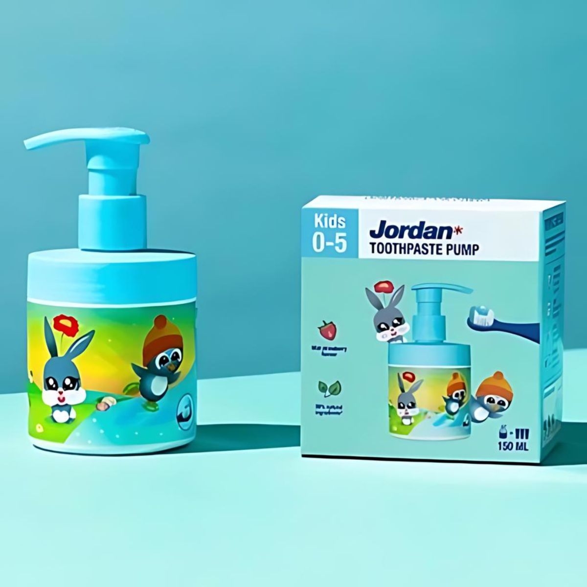 Jordan pasta Kids w pompce 0-5 lat - 150ml