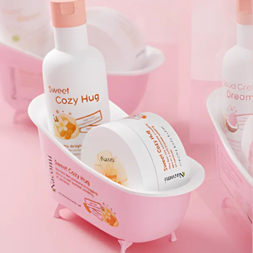 Zestaw Żel pod prysznic + masło do ciała Nacomi Sweet Cozy Hug