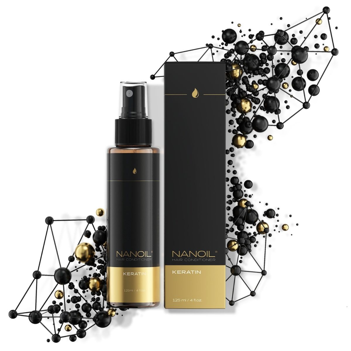 Everett Cosmetics - Nanoil Keratin - Maska keratynowa do włosów - 125ml