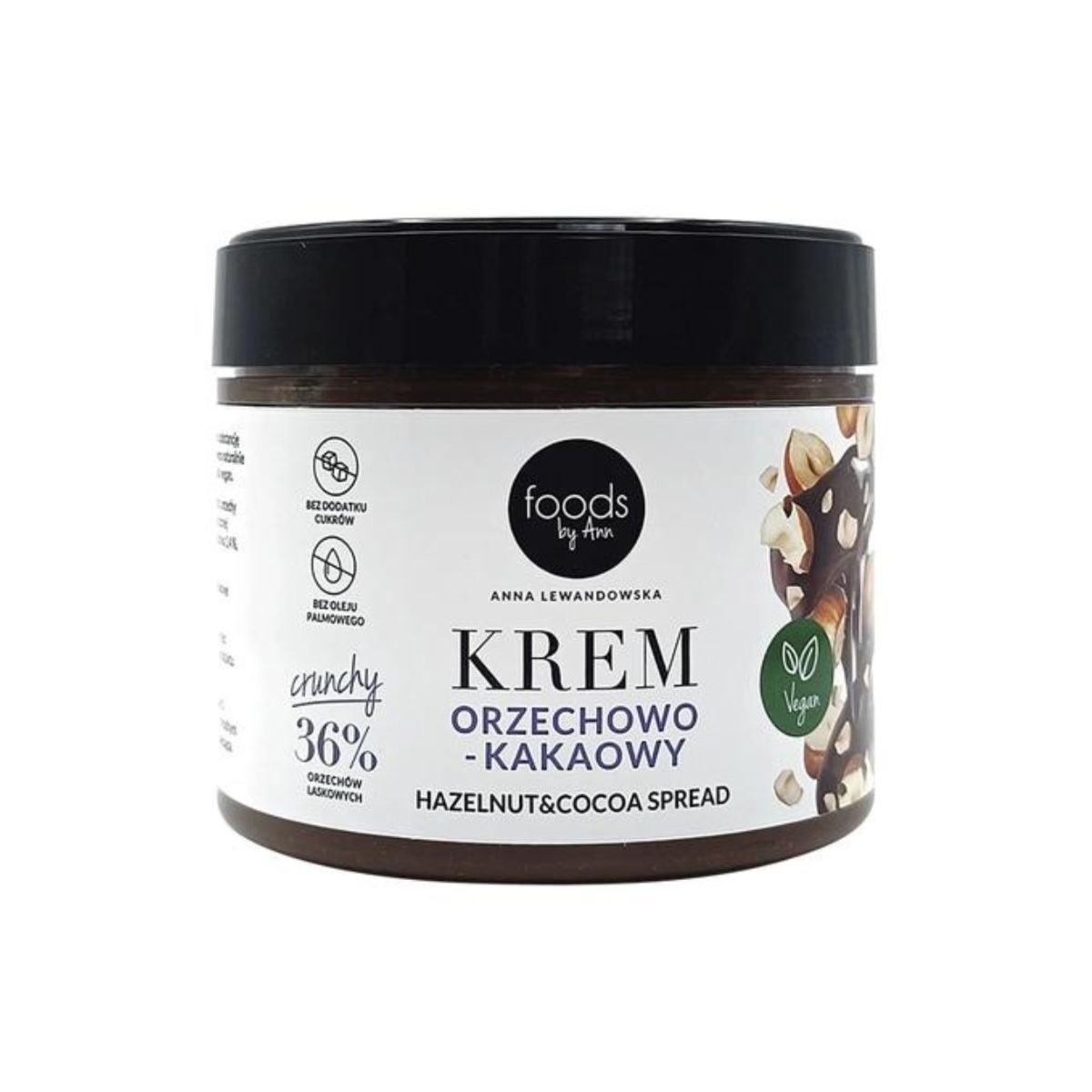 Foods by Ann Krem orzechowo-kakaowy 36% crunchy 250g