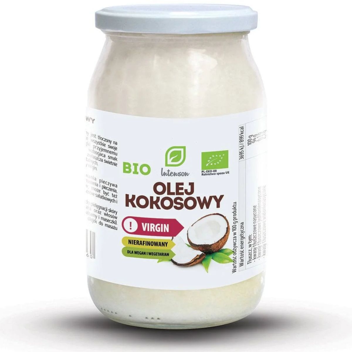 Intenson BIO Olej kokosowy Virgin - 900 ml