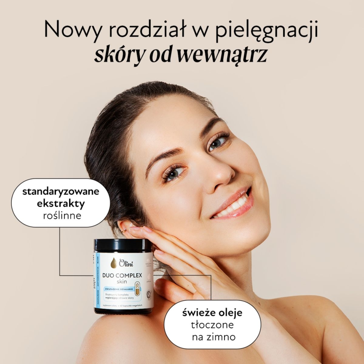 Suplement diety DUO COMPLEX Skin Olini - 60 kapsułek