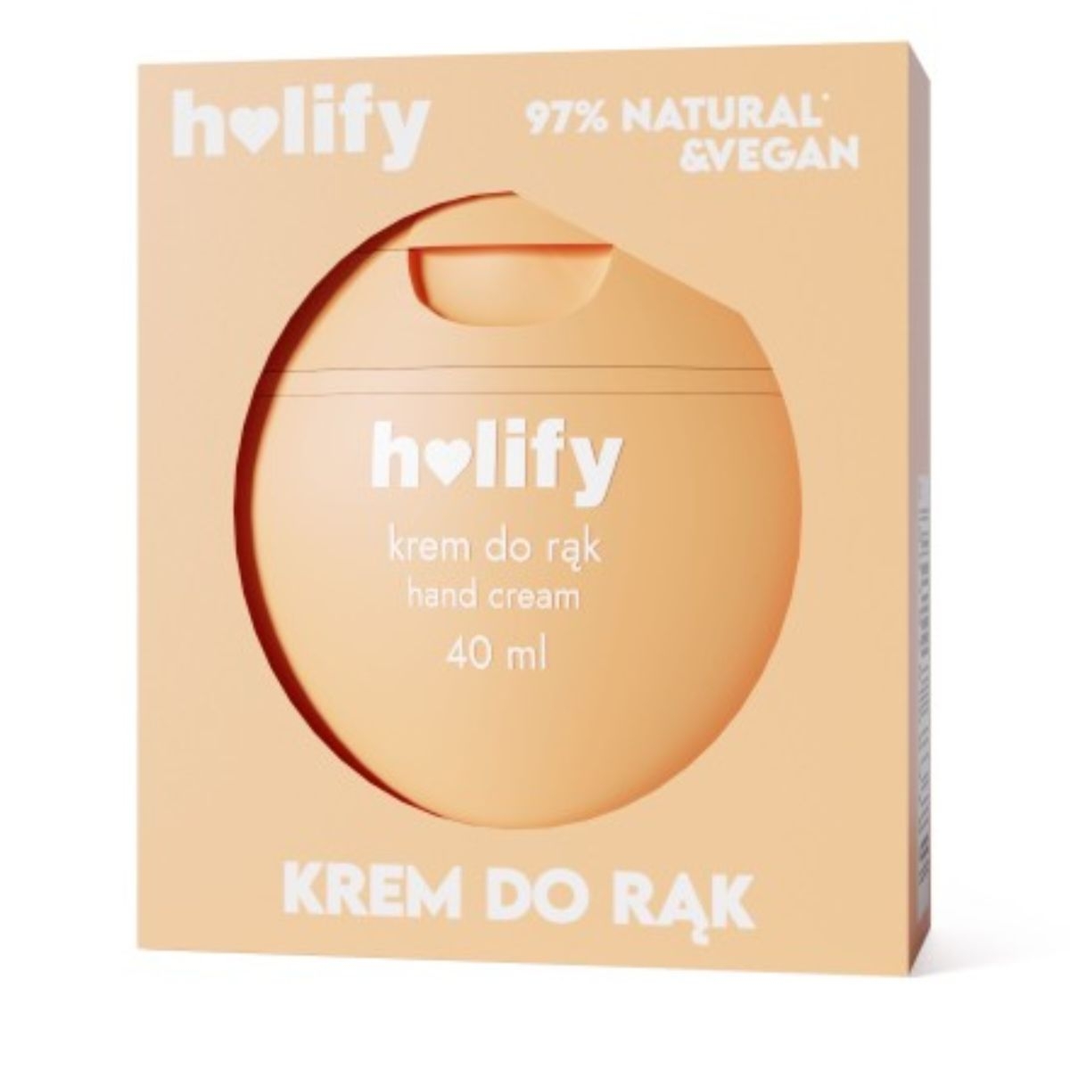 Holify Krem do rąk - Długotrwałe nawilżenie i ochrona dłoni - 40ml