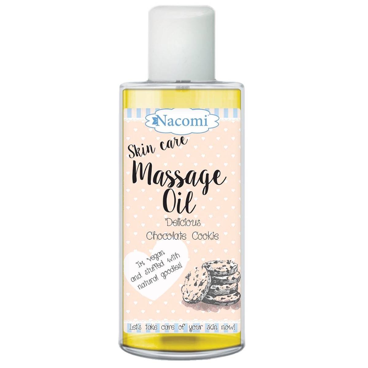 Olejek do ciała o działaniu nawilżającym Nacomi - Pyszne Ciasteczko, 150 ml