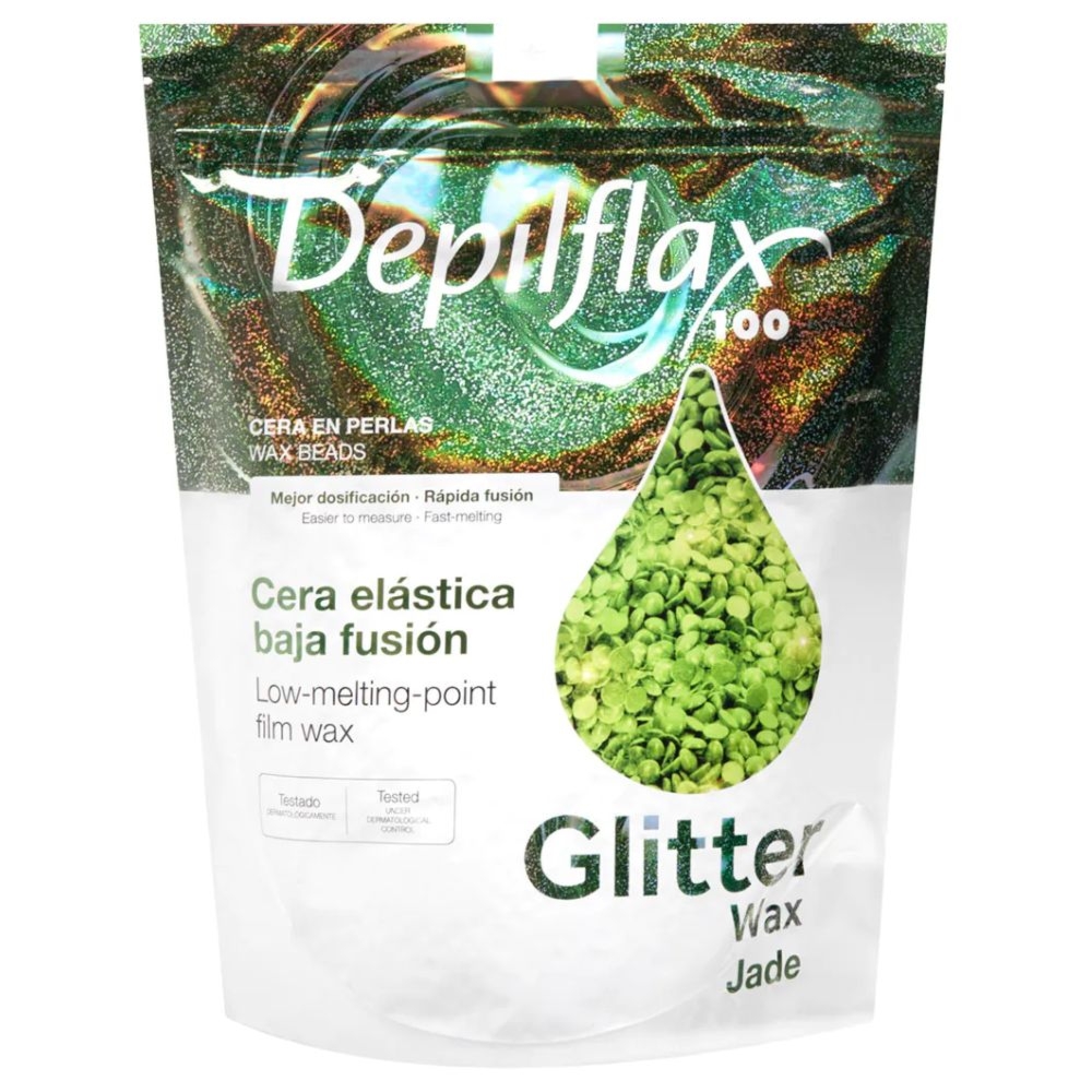 Elastyczny wosk do depilacji o niskiej temperaturze topnienia perłowy Jade - 1 kg