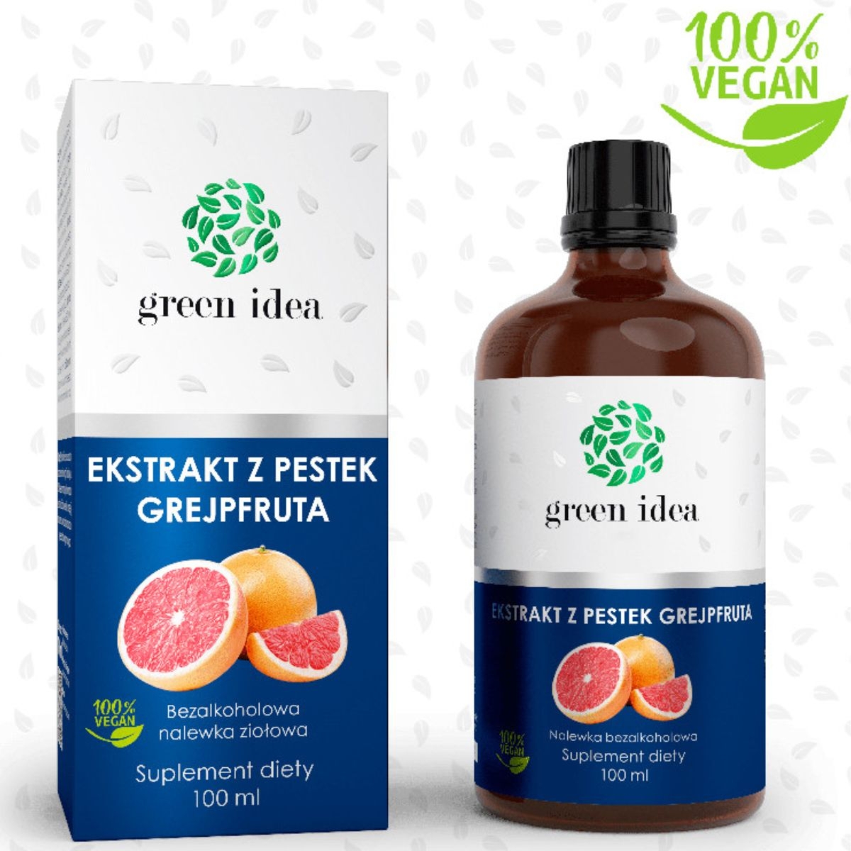 Green Idea Ekstrakt z Pestek Grejpfruta - Nalewka na odporność - 100ml