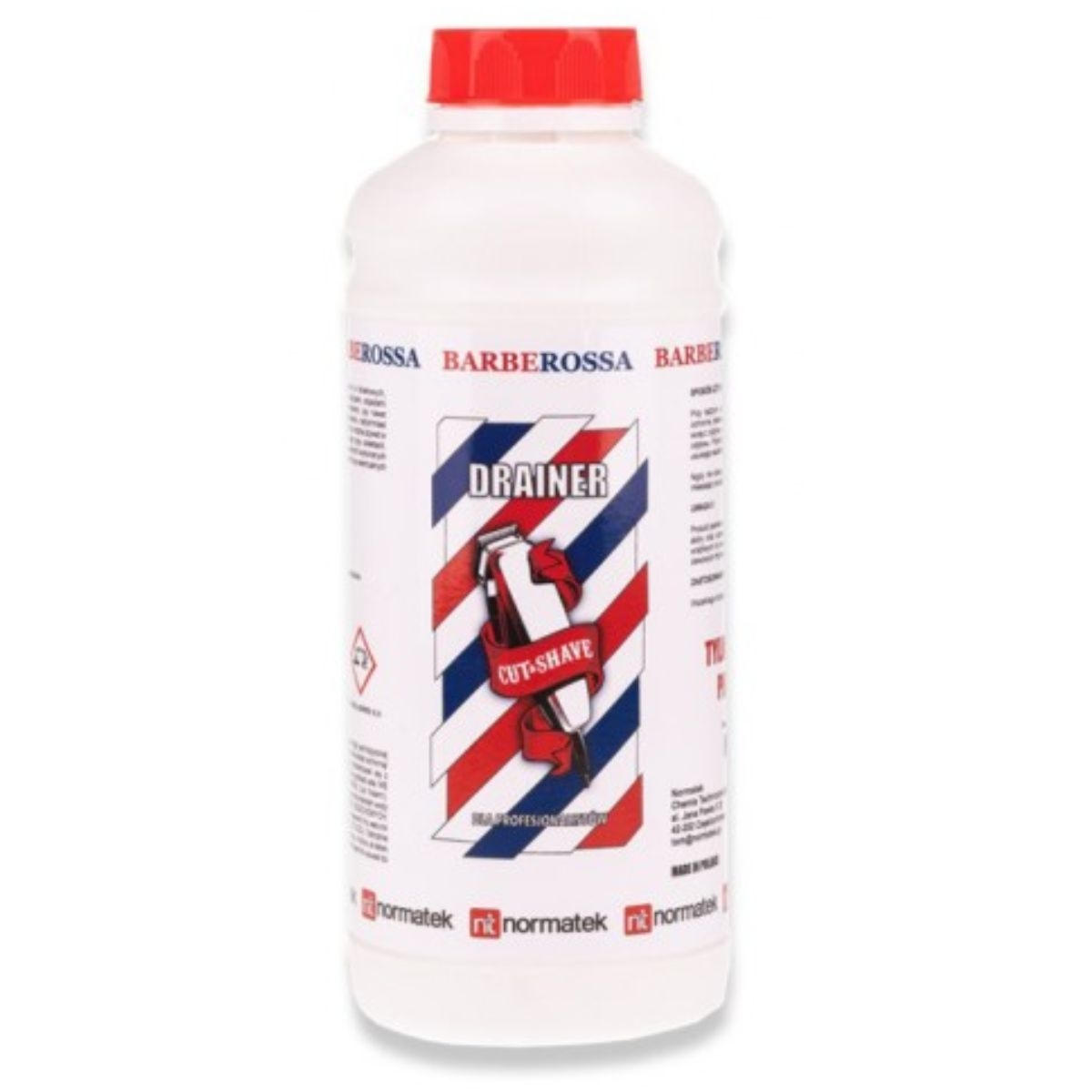 BARBEROSSA - DRAINER - udrożnianie rur - 1l