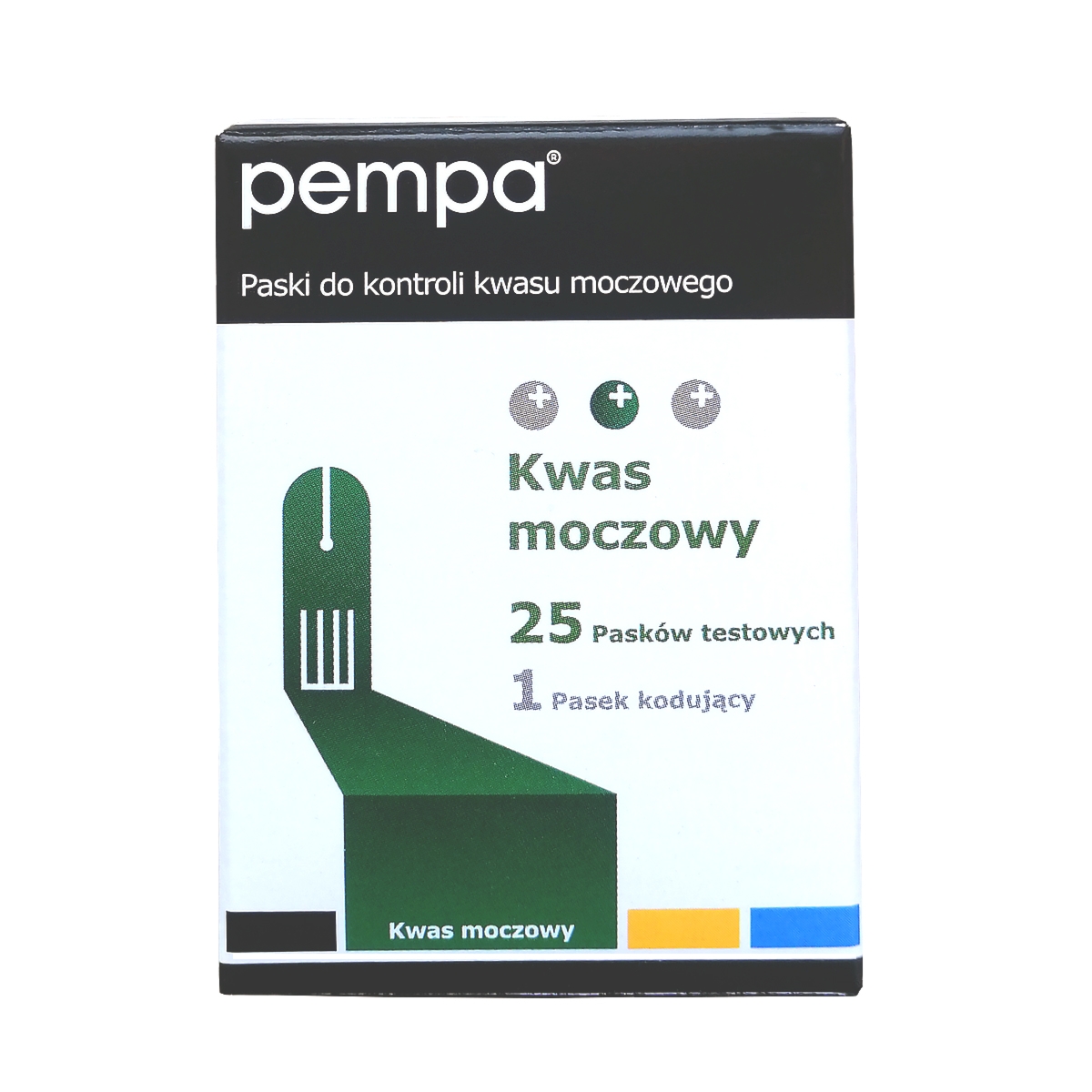 Paski do pomiaru kwasu moczowego we krwi Pempa BK-U1 - 25 sztuk