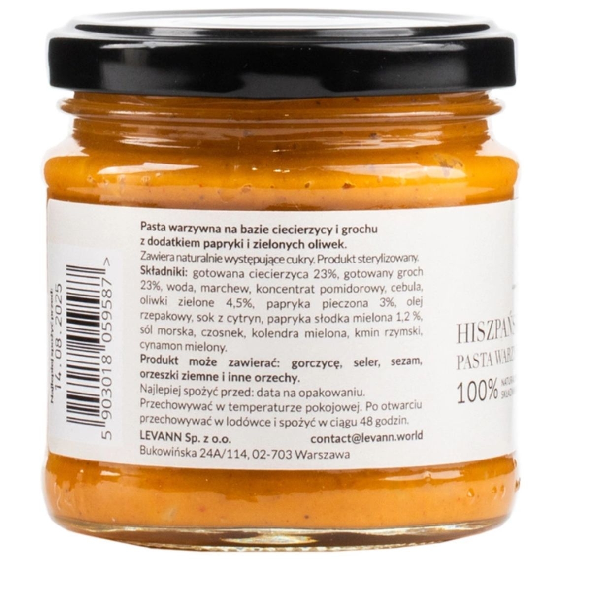 Levann - Pasta warzywna Hiszpańska - 185 g