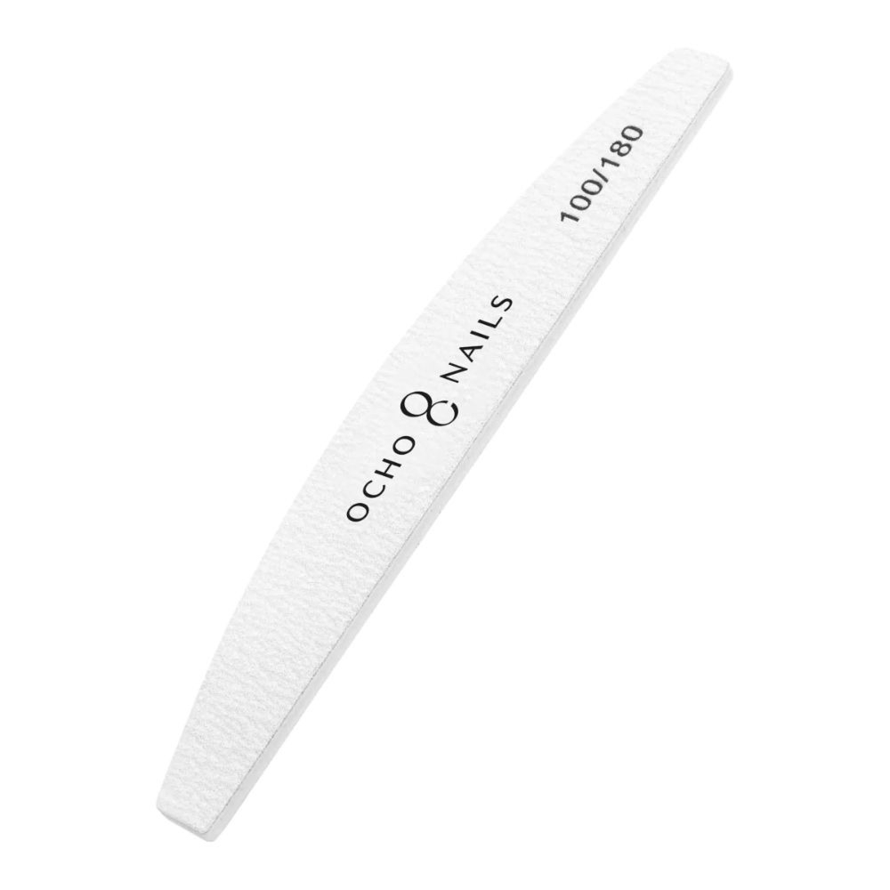 Pilnik do paznokci półksiężyc 100/180 Ocho Nails Safe Pack - 1 szt.