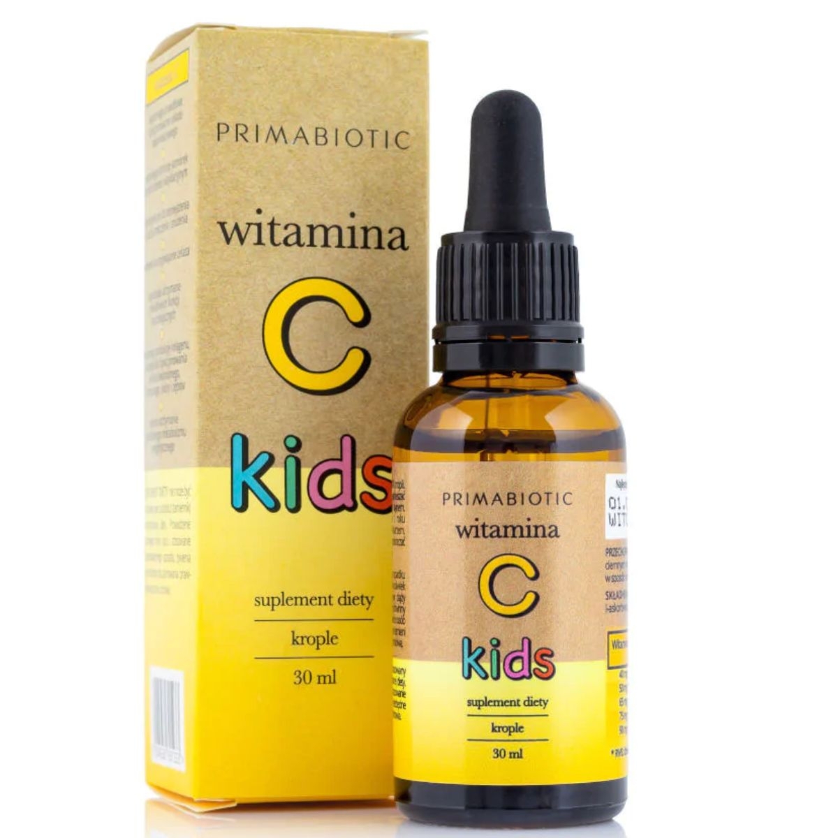 Primabiotic Witamina C dla dzieci KIDS krople - 30ml