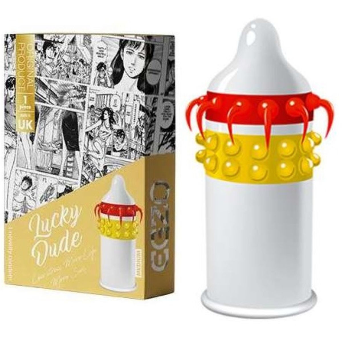Egzo prezerwatywy Egzo Lucky Dude - 1 sztuka