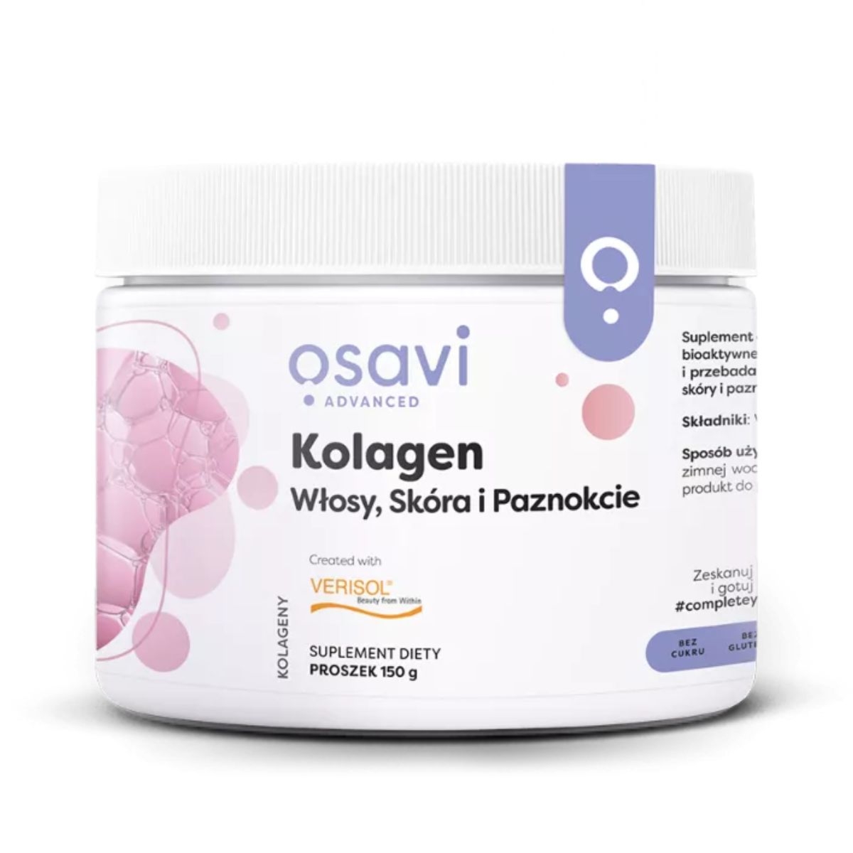 Osavi - Kolagen Włosy, Skóra i Paznokcie - naturalny smak 150g