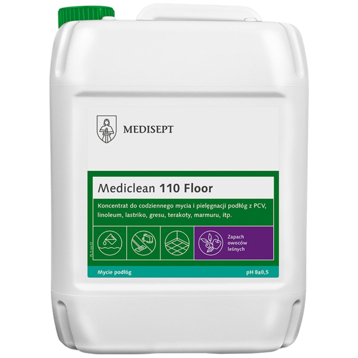 MEDICLEAN 110 Floor Medisept - koncentrat do mycia podłóg 5l -Owoce Leśne
