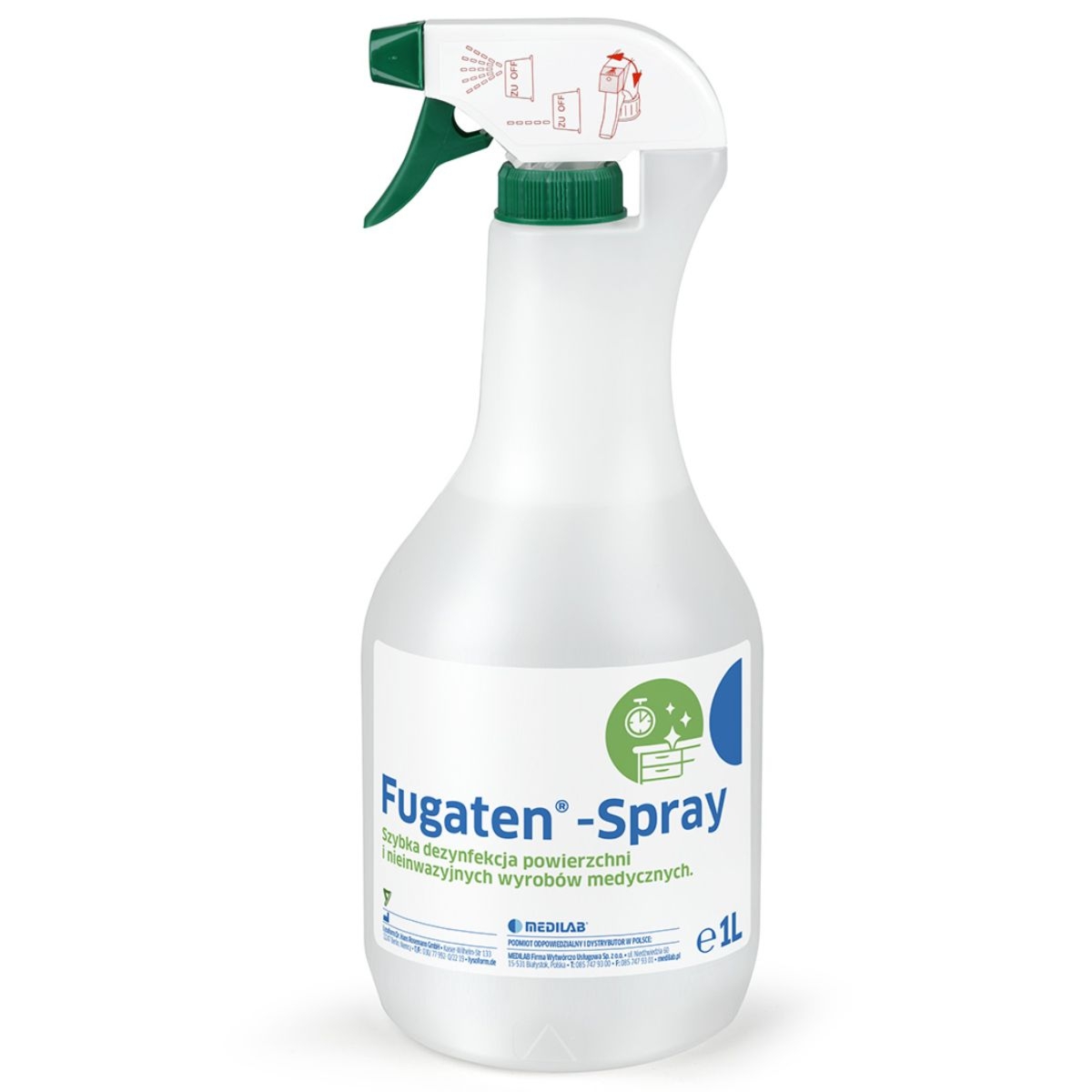 Fugaten Spray bezzapachowy - do dezynfekcji powierzchni - 1L