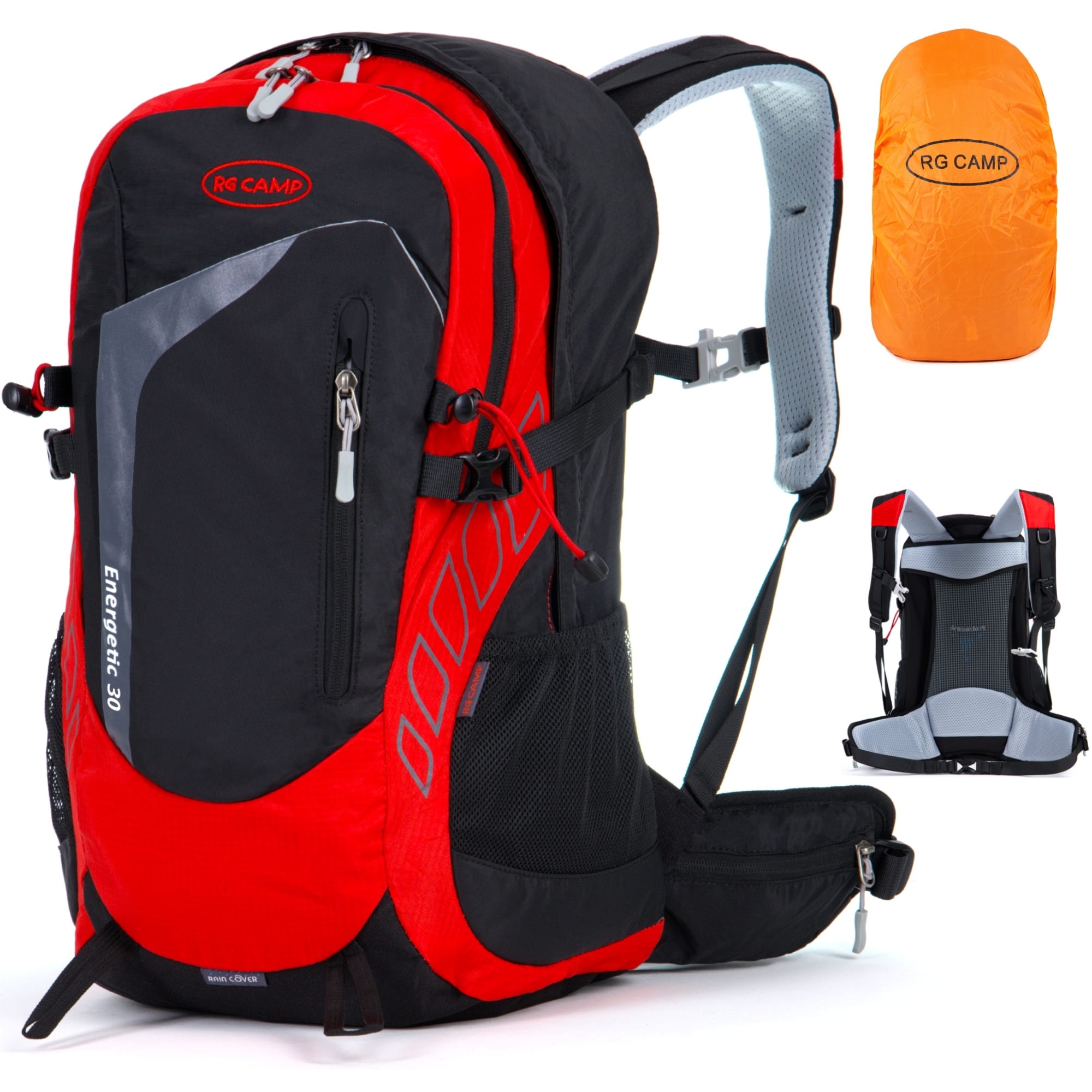 Plecak turystyczny trekkingowy 30l sportowy w góry RG Camp Energetic 30 - czarny