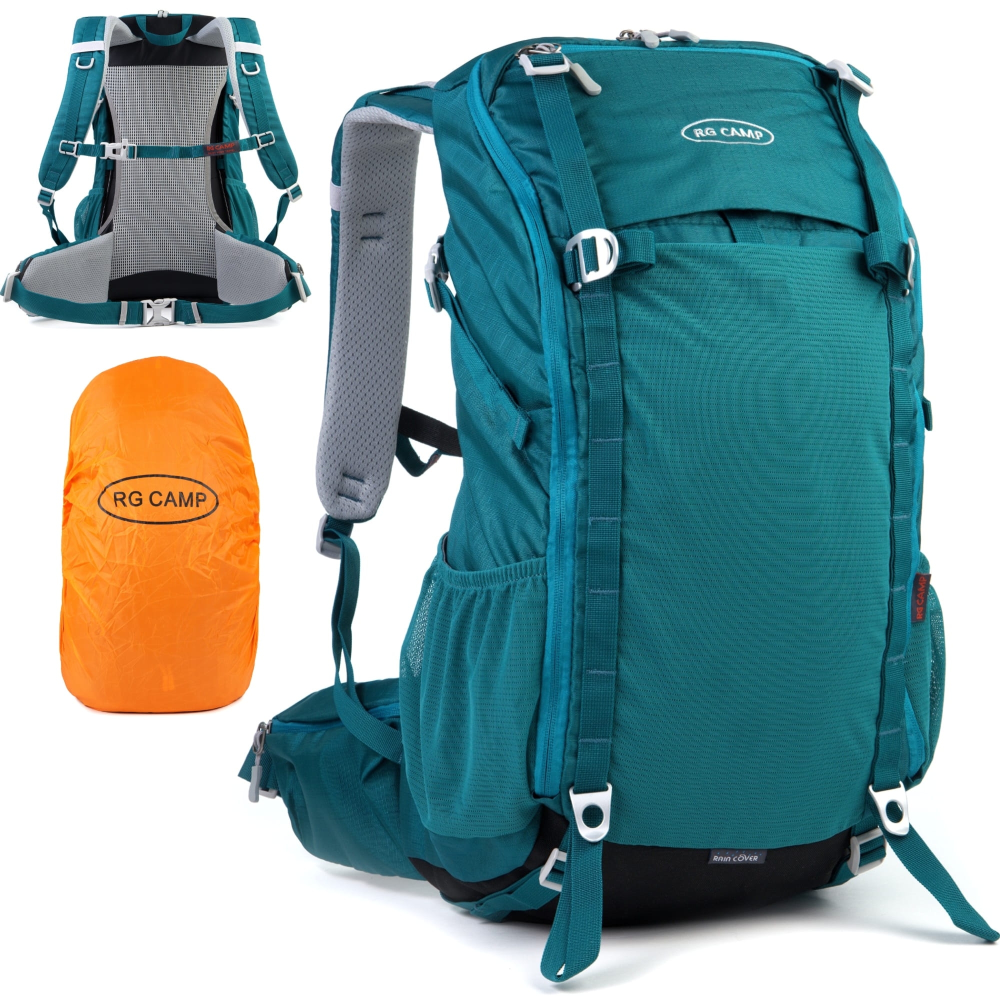 Plecak trekkingowy 40L turystyczny górski RG CAMP 40 - turkusowy