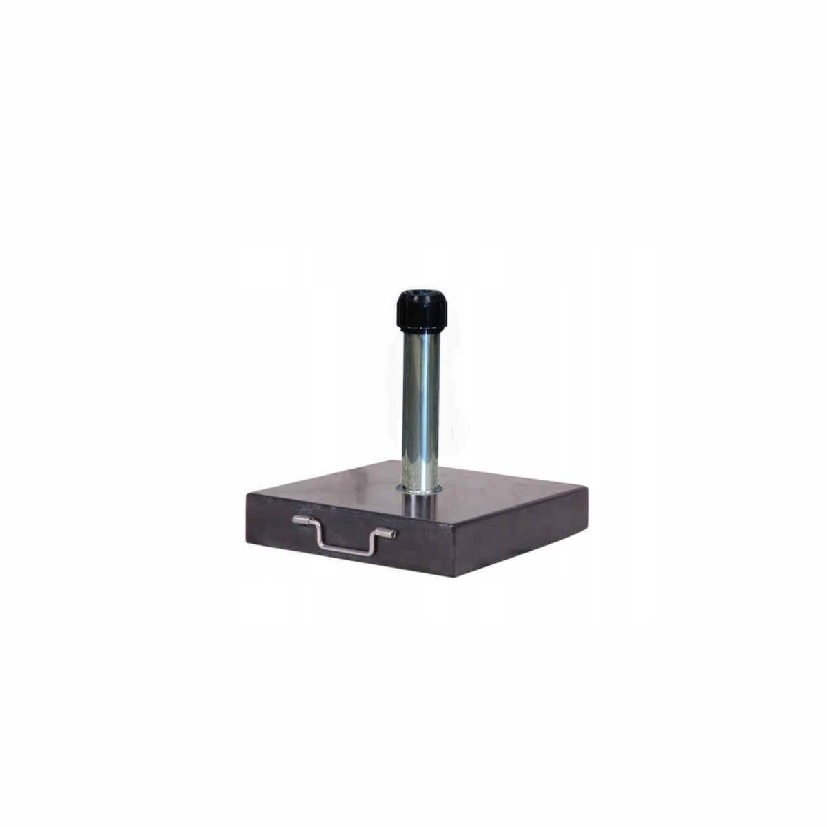 Podstawa do parasola z nogą centralną ROME 40 kg PLATINUM czarna