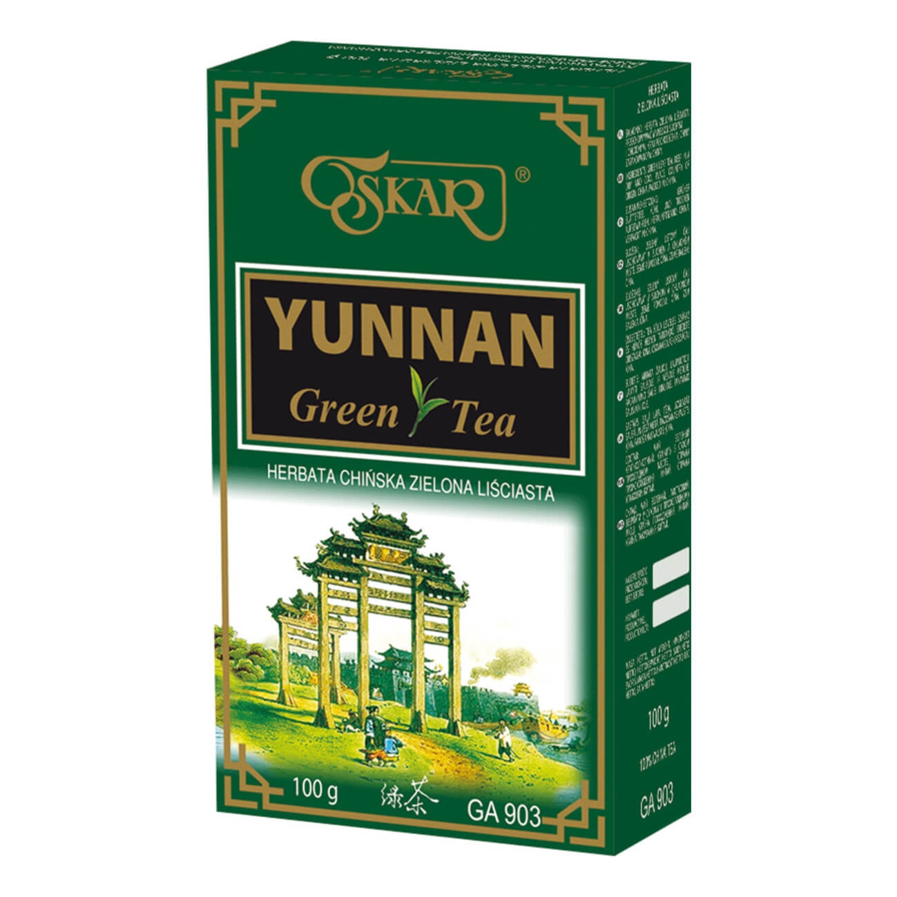 Zielona Herbata Oskar Yunnan Green Tea 100g