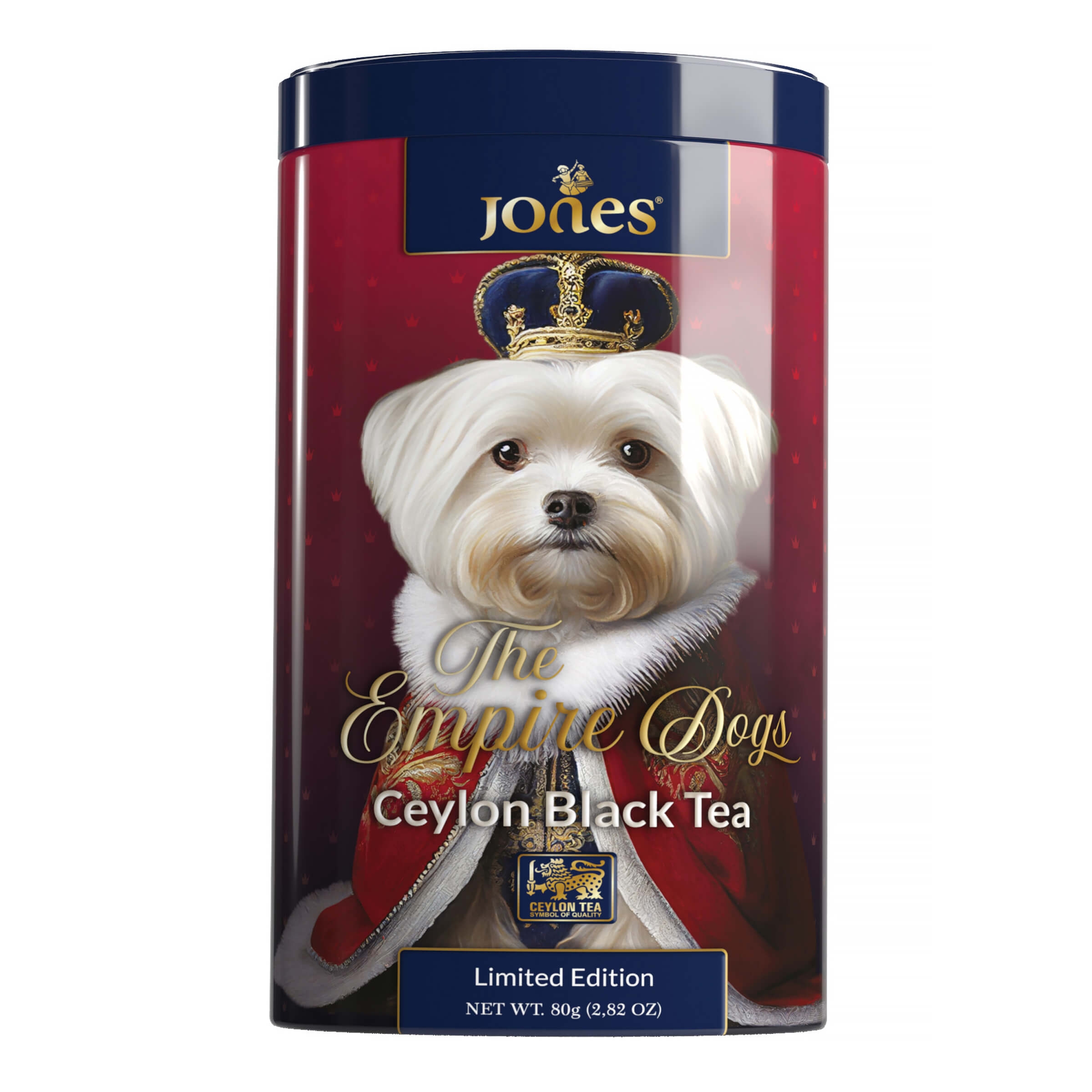 Czarna herbata Jones The Empire Dogs Collection 80g -Maltańczyk-