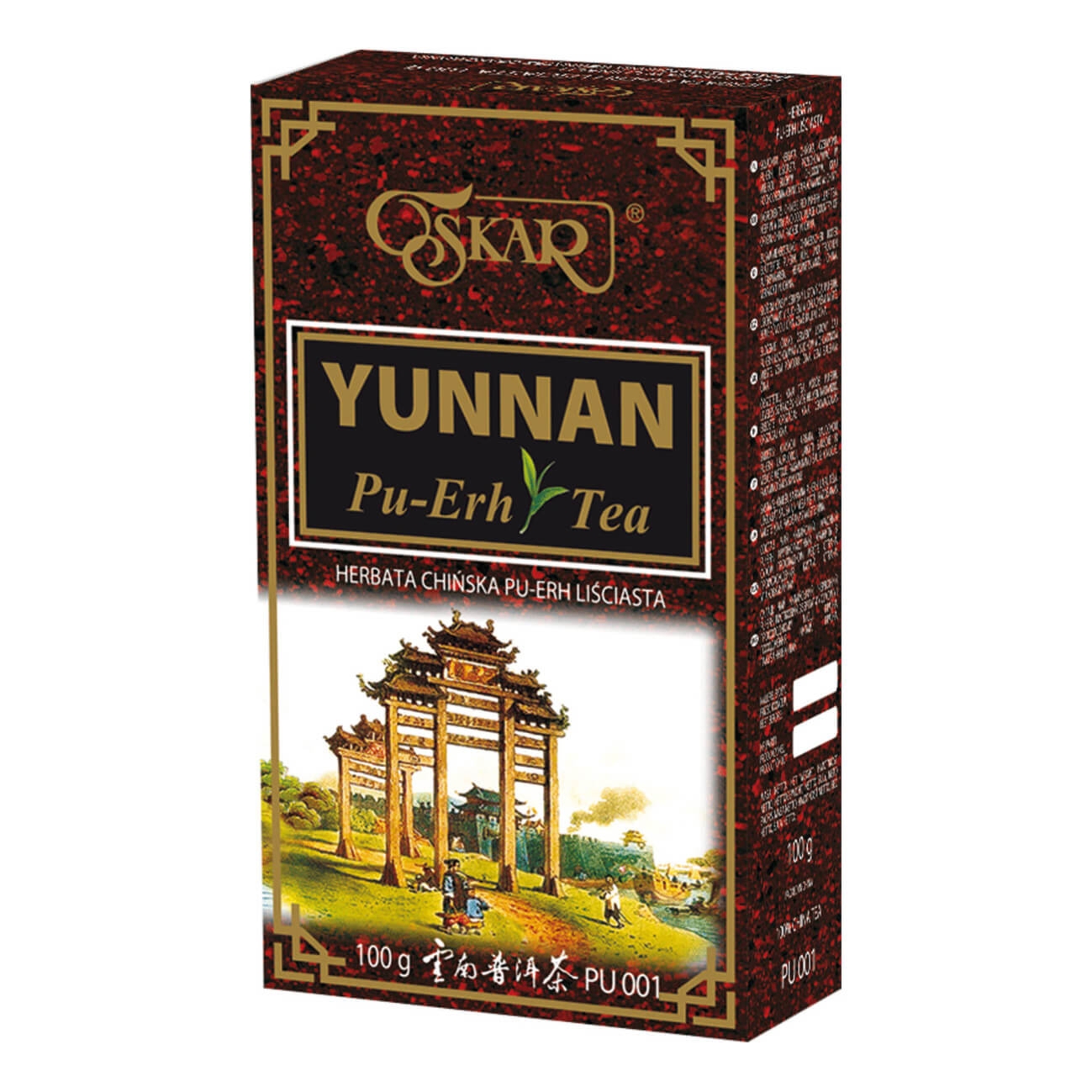 Czerwona Herbata Chińska Oskar Yunnan Pu-Erh Tea 100g