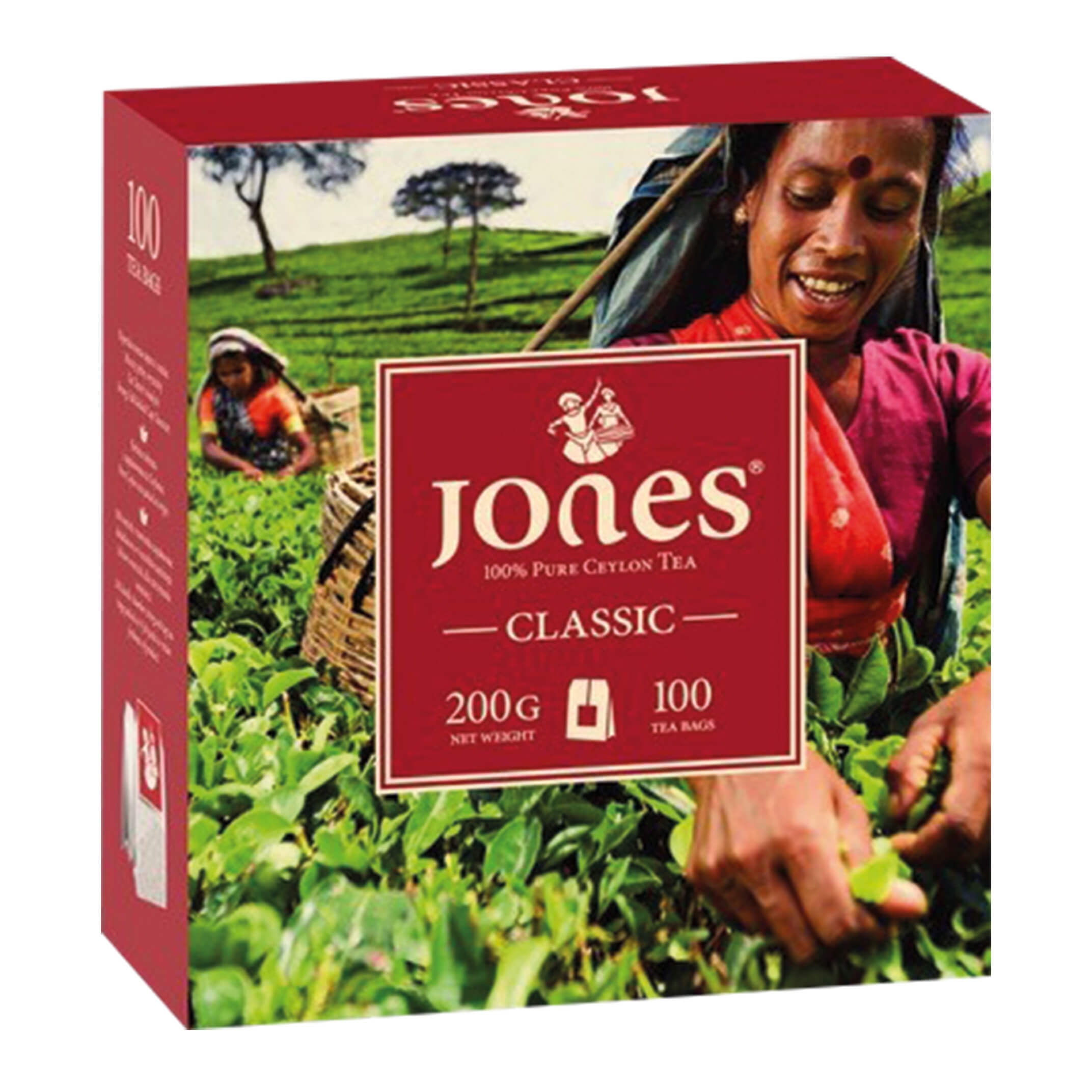 Czarna Herbata Cejlońska Jones Classic 100 torebek
