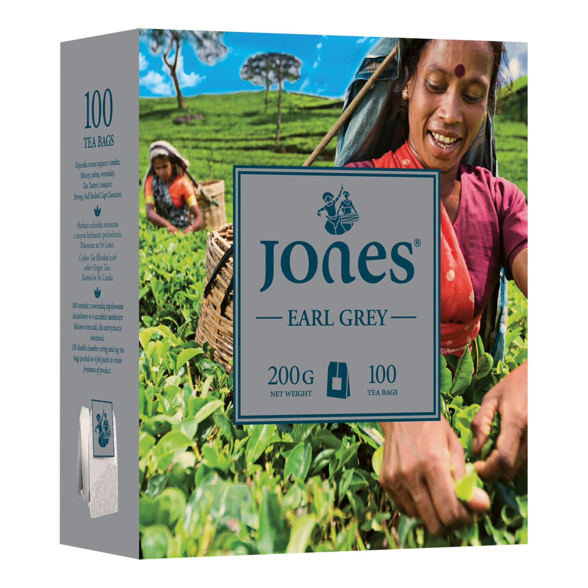 Herbata Earl Grey Jones 100 torebek