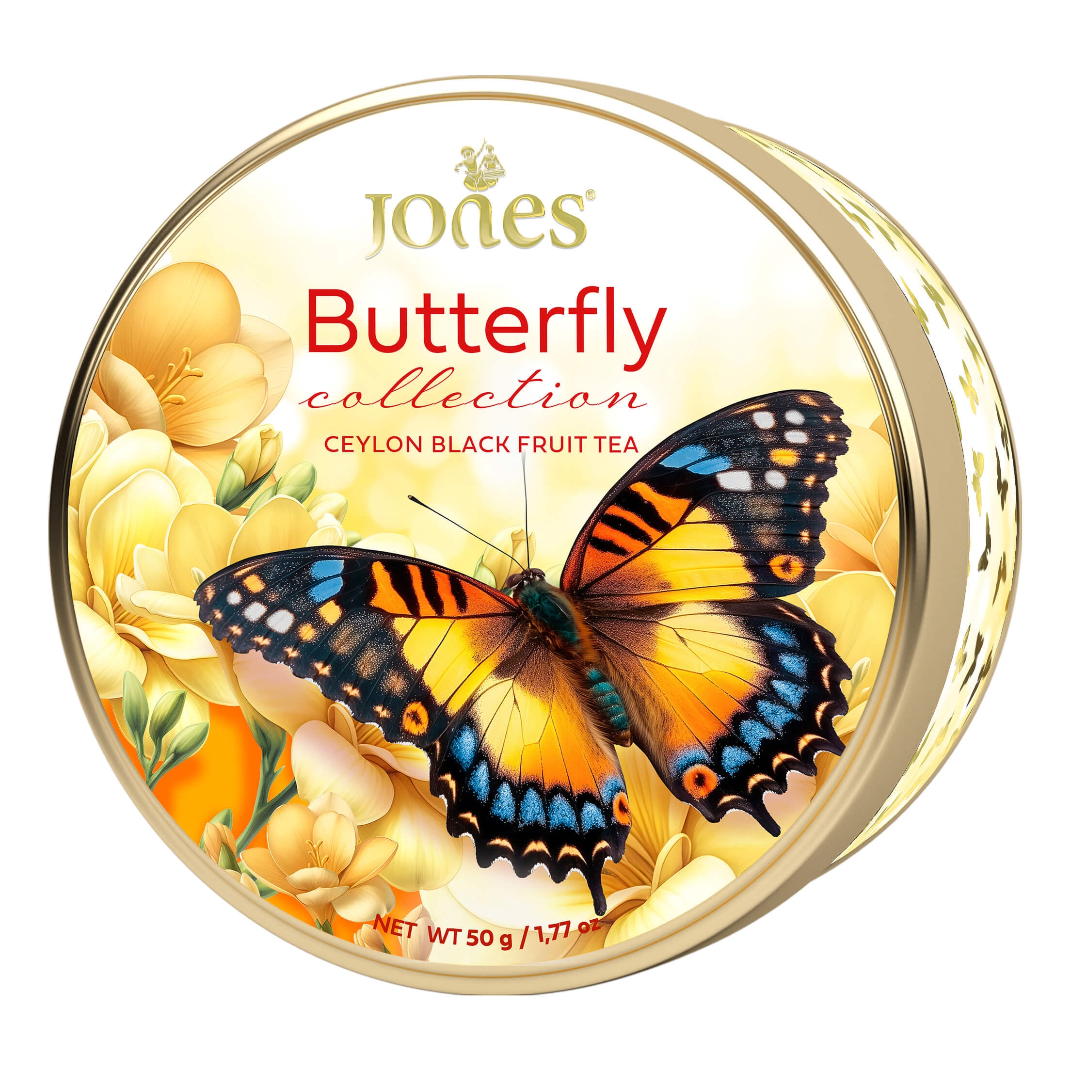 Czarna herbata Jones Butterfly Collection 30g (YELLOW)
